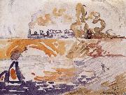 Paul Signac Trestle France oil painting artist